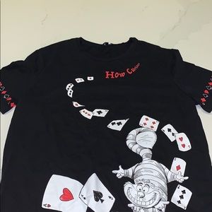 Brand New Disney Alice and Wonderland Shirt.